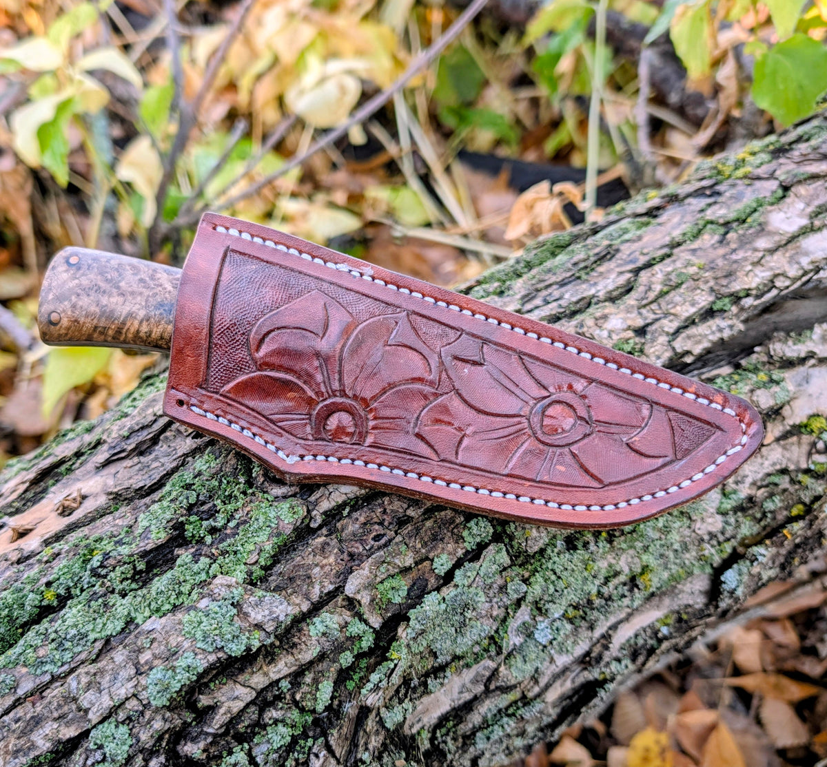 Damascus Cu Mai Drop Point