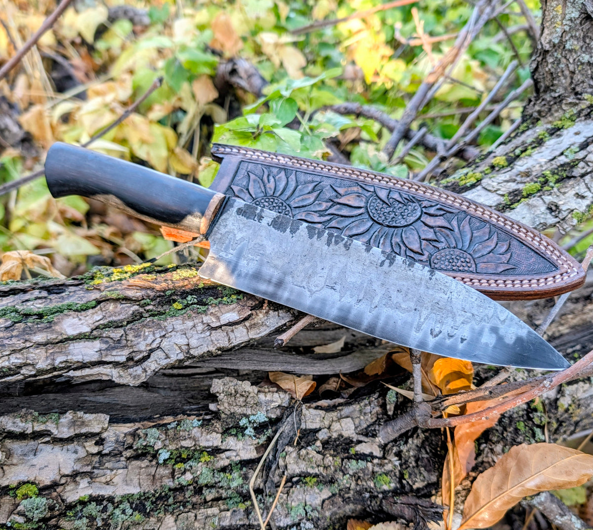 Wrought Iron Chefs Knife