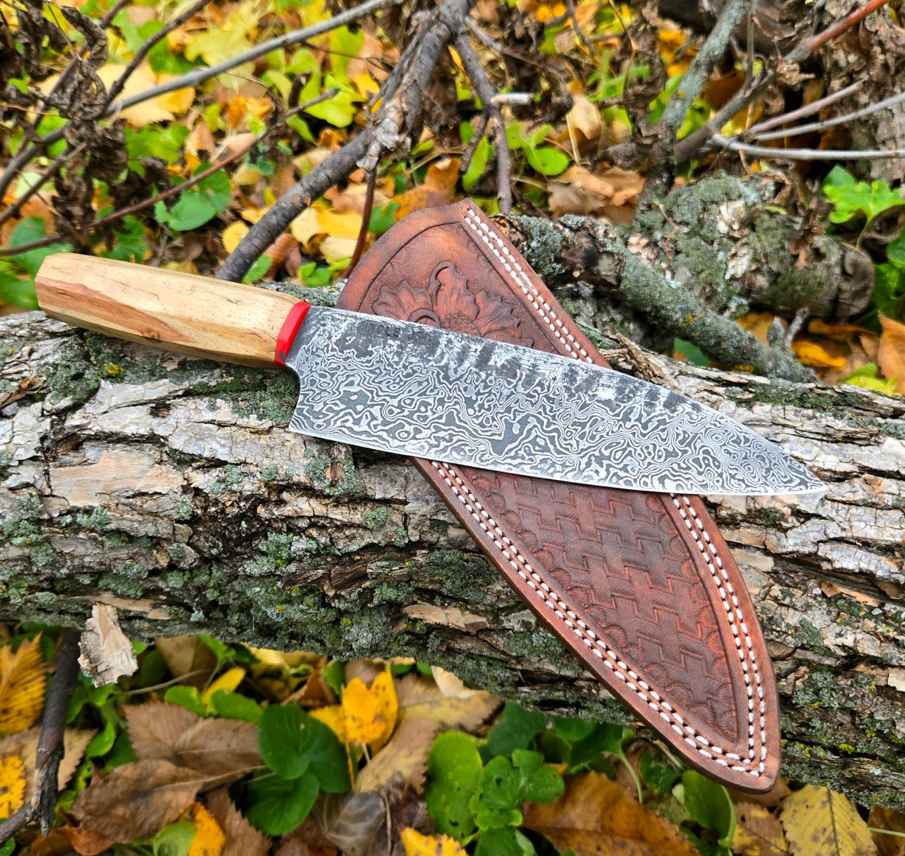 Damascus Santoku