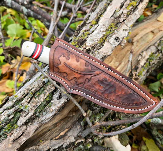 Twisted Damascus Drop Point