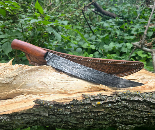 Damascus Carving Knife